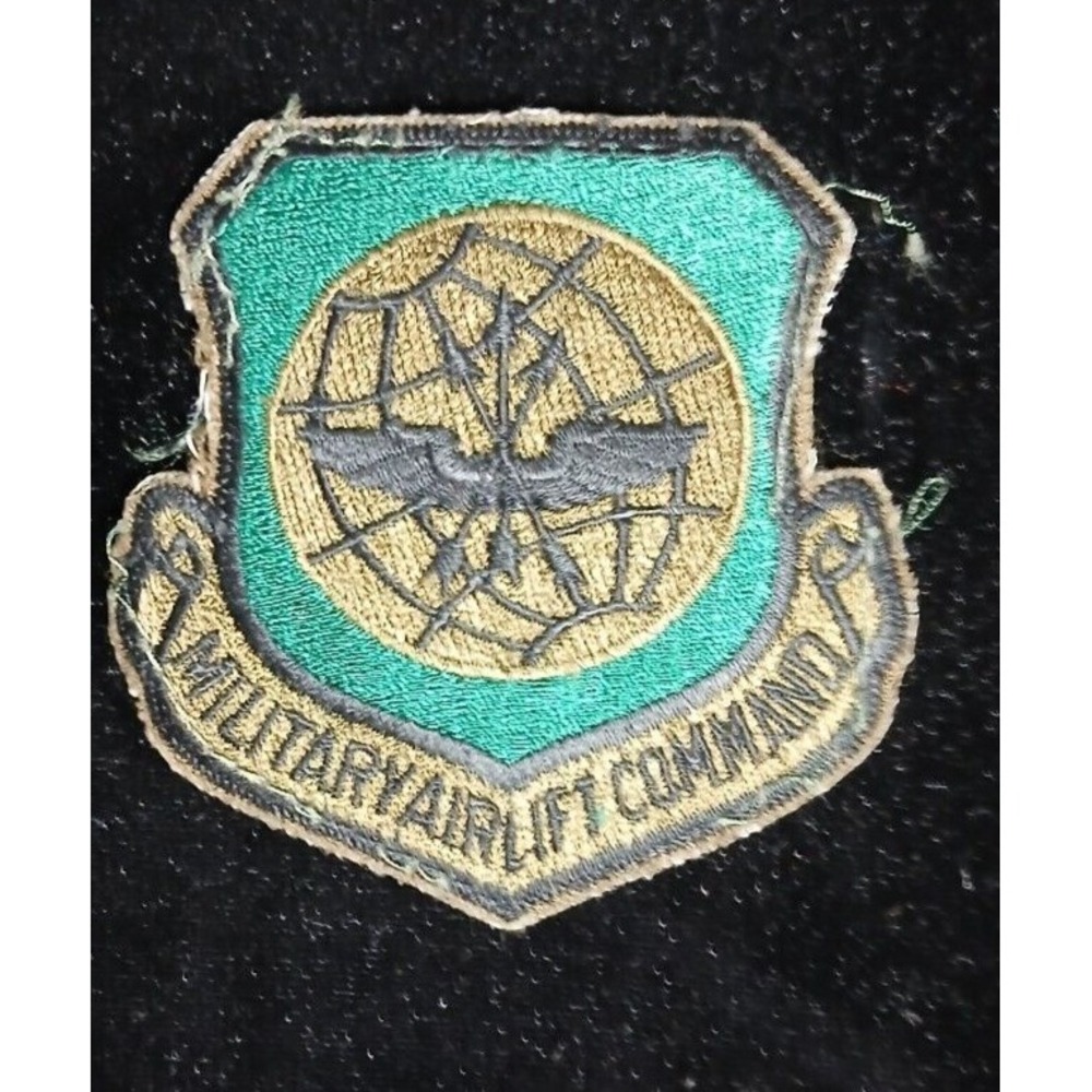 Air Force Military Airlift Command Subdued Uniform Patch -- Militaria